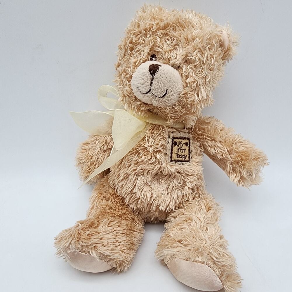 Kids Preferred My First Teddy Bear Plush Stuffed Toy Lovey 8" Brown Tan 2010